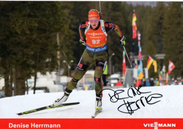 Autogramm - Denise Herrmann (Biathlon)