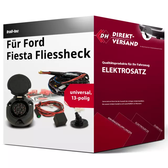 Für Ford Fiesta Fliessheck III Typ GFJ Elektrosatz 13polig universell neu