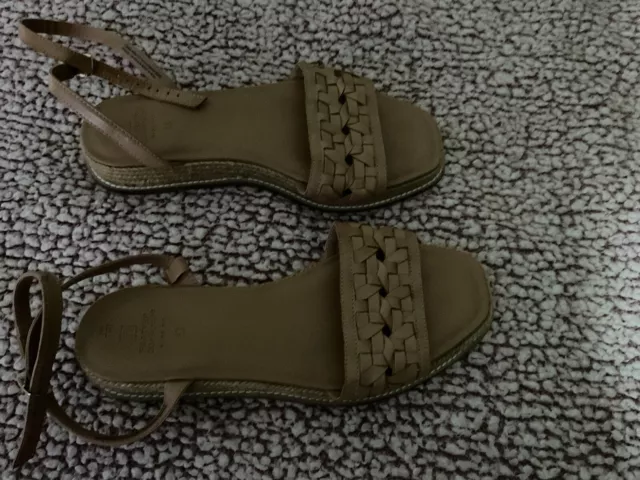 Next Forever Comfort Ladies Tan Sandals Size 7