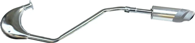 Marmitta Completa Di Silenziatore Per Mini Cross 50cc 4,5cv ruote 8”
