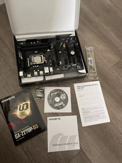 [RARE] GIGABYTE Z270 D3 Socket LGA1151 DDR4 ATX Carte Mère ULTRA DURABLE