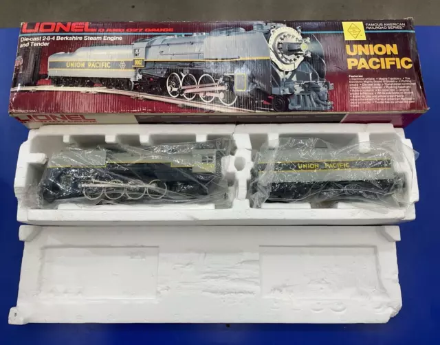 LIONEL Vintage O Gauge UP 2-8-4 Berkshire Steam Engine Locomotive & Tender