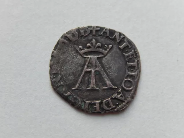 B144 - France County of Bearn Anthony and Joan 1 Liard. 1555-1562.