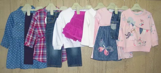NEXT JOJO MAMAN BEBE GAP etc Girls Bundle Skirt Jeans Dress Age 12-18 Months