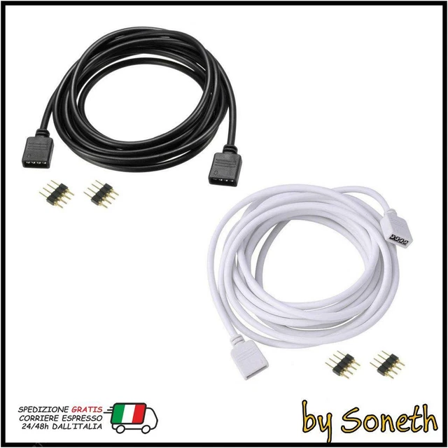 Cavo Splitter LED 4 Pin 1 A 2 | Divisore Striscia LED | Per SMD 5050 - Foto 2