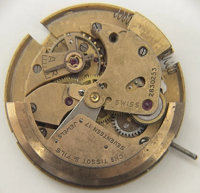 Mouvement Mécanique TISSOT 2571 - Pour Pièces Ou Rechange - État Occasion