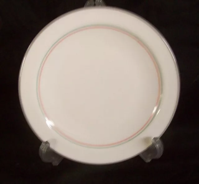 Restaurant Supplies 10 CORNING WARE PYROCERAM PLATES 7-1/8" White with gray, bl