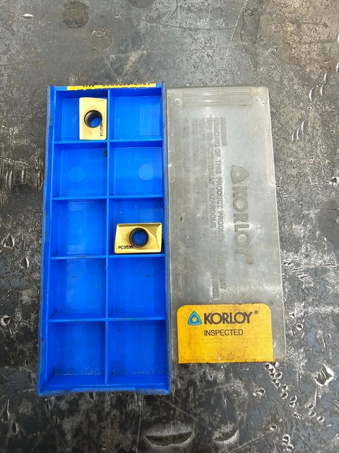 Qty 2 Korloy ADKT 1505 ADKT1505PDSR-MM 102019483 PC3535 grade carbide inserts