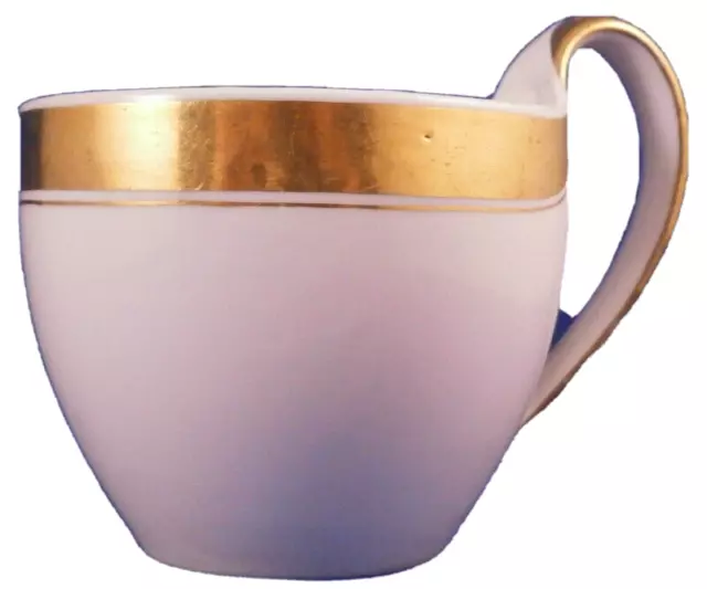 Antigua taza de porcelana Biedermeier de una sola taza de porcelana de principios de 19 tC Fuerstenberg