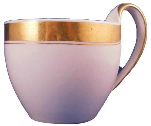 Antigua taza de porcelana Biedermeier de una sola taza de porcelana de principios de 19 tC Fuerstenberg
