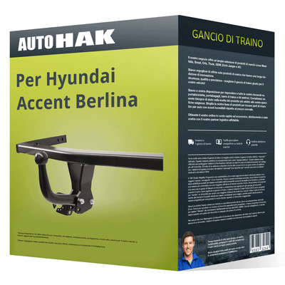 Auto-Hak Gancio traino adatto per Hyundai Accent Fastback I Tipo X-3 fisso Auto Hak NUOVO 