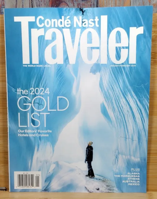 CONDE NAST TRAVELER Magazine JAN/FEB 2024 The 2024 Gold List £6.28