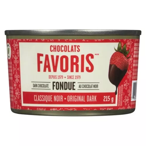 2 Pack Chocolats Favoris Milk Chocolate Fondue Dark Chocolate 215g