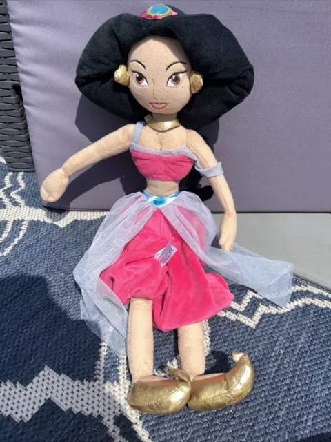 Disney Store Princess Jasmine Plush Soft Toy Doll (19”) Aladdin