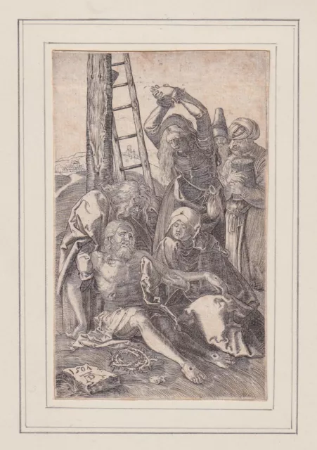 da Albrecht Durer (1471 - 1528) Deposizione, Lamento sul Cristo morto, bulino