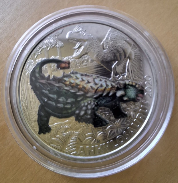 Österreich 3 Euro 2020 Super Saurier TYRANNOSAURUS REX Stgl