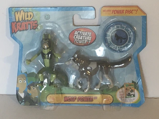 PBS KIDS WILD Kratts Chris Wolf Creature Power Pack Disc £39.40