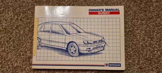 Nissan Sunny Owners Manual 1991