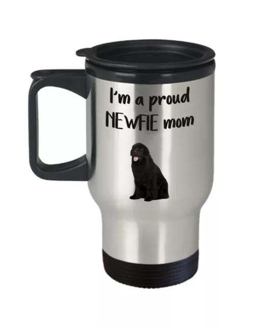 Newfie Mom Travel Mug - Funny Tea Hot Cocoa Coffee Insulated Tumbler -...