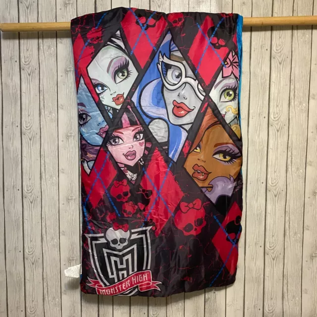 Saco de dormir Monster High y almohada de 12"" x 12