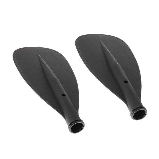 Lot de 2 pagaies de kayak de rechange pour lames de rames de canoë à tige de