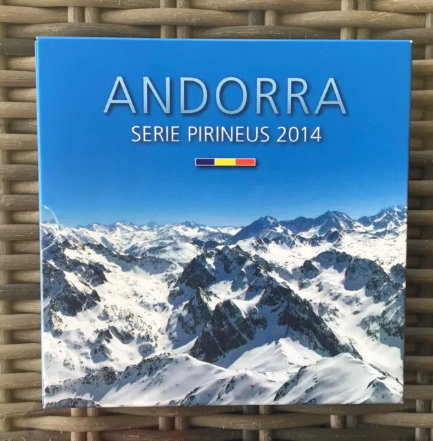 Andorra KMS (Diner + Euro) Serie Pirineus 2014, limitiert auf 2500 Stk, stgl