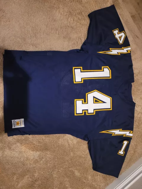 NEW MacGregor Sandknit DAN FOUTS San Diego Chargers Authentic NFL Game Jersey 44