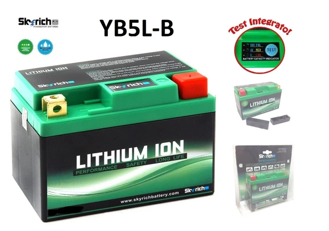 Accossato Ml LFP5 - 241 Batería De Litio Para Gilera GSM, 50