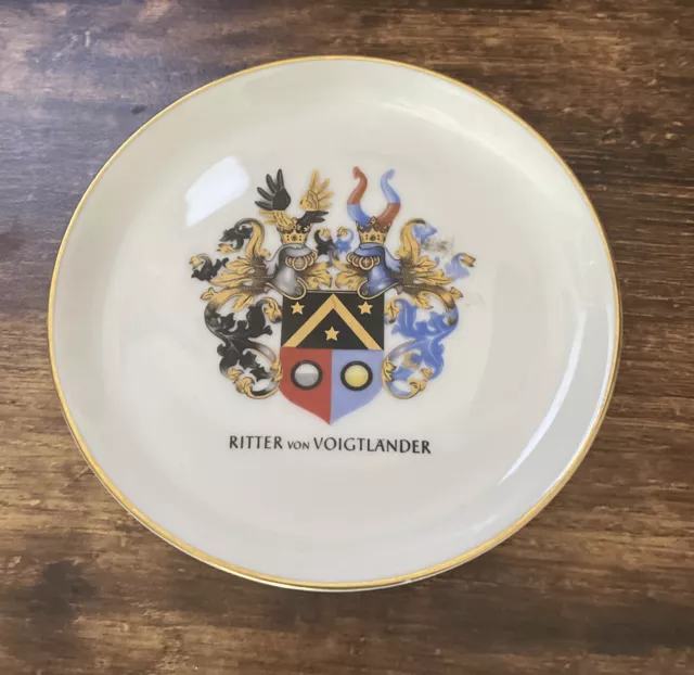 Alter kleiner Teller Rosenthal zum Jubiliäum von Ritter von Voigtländer