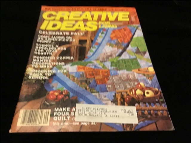 CREATIVE IDEAS FOR Living Magazine September 1984 Quilting, Punched ...