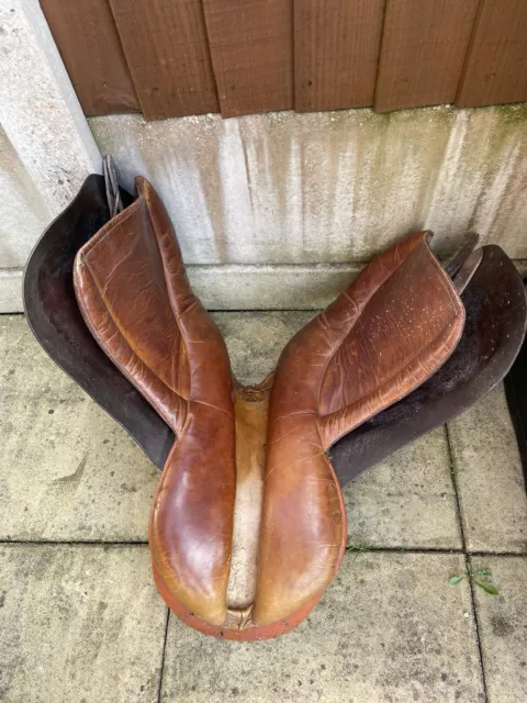 Vintage Horse Saddle - Equestrian Walsall Maker