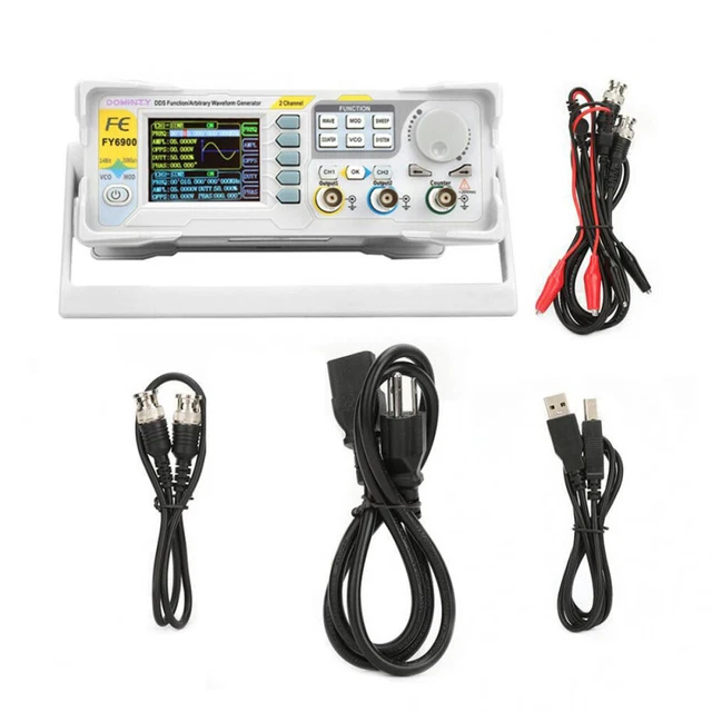 2Channel Function Arbitrary Waveform Generator Pulse Signal Frequency Counter US
