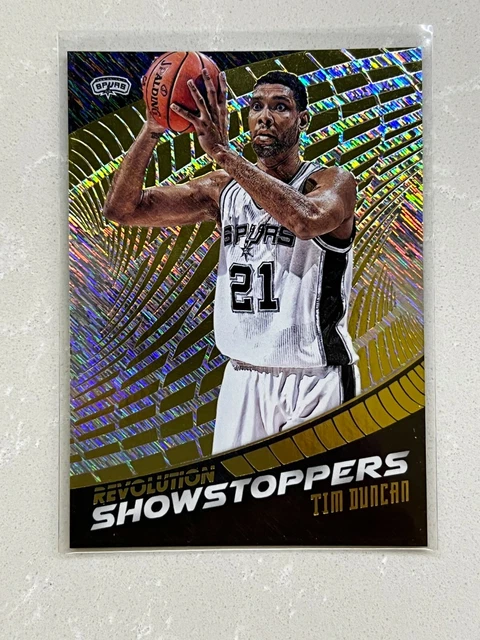 2015-16 Panini Revolution Tim Duncan Showstoppers #4 San Antonio Spurs RARE!!