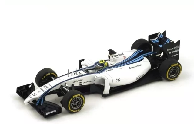 Williams FW36 2º Gp. Abu Dhabi Nº 19 Felipe Massa 2014, Spark 1:43