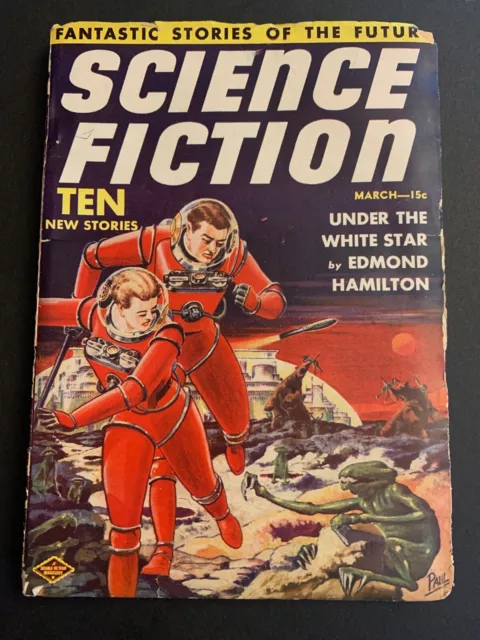 Science Fiction Mar 1939 Pulp GD-VG -- 1st Issue, Intro by Hugo Gernsback