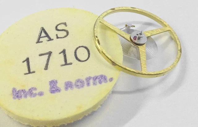 Balancier Complet Pour Montre AS 1361 – Incabloc Et Normal – Pièce Détachée Neuve