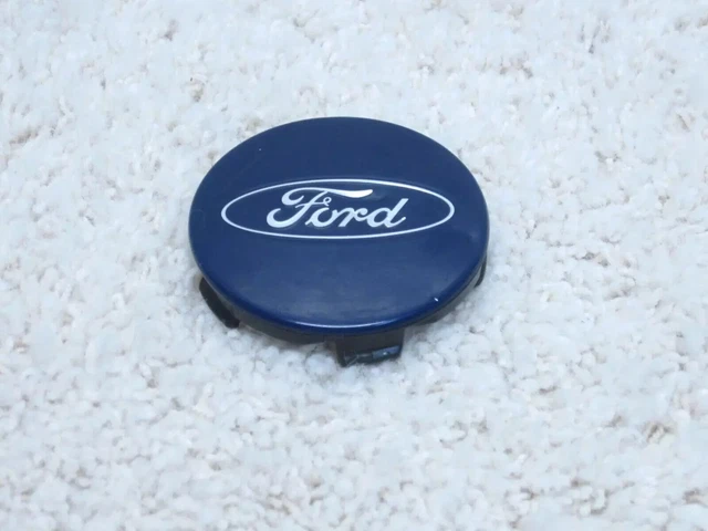 thumbnail interactive-video image 1 of Ford OEM FL34-1A096-BA Center Hubcap - 2.5" Diameter, Blue Finish - Used 1 of 6