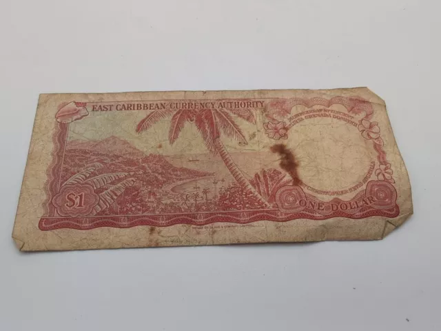 Banknote East Caribbean States 1 Dollar Undated 2