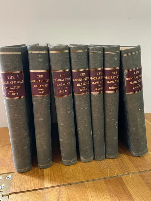 THE GEOGRAPHICAL MAGAZINE 1950 -1954