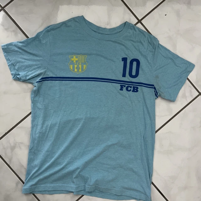FCB BARCELONA LIONEL MESSI #10 Jersey Kit Style Shirt Men XL