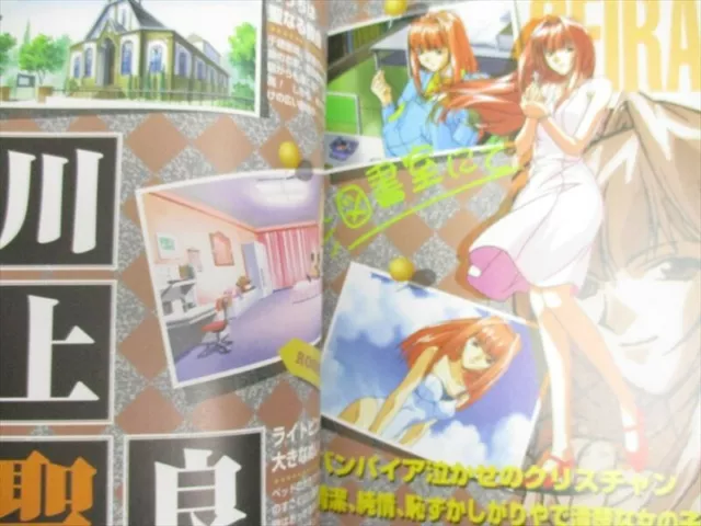IMADOKI NO VAMPIRE Character Book Art Guide Fan PlayStation 1 Japan 1997 FM6x 3