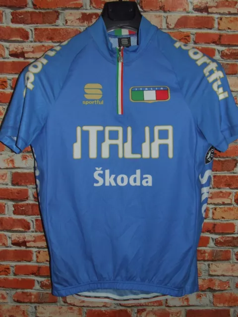 Maillot de Vélo Haut Maillot Cyclisme Italie SPORTFUL Taille M