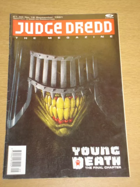 2000Ad Megazine #12 Vol 1 Judge Dredd Judge Death