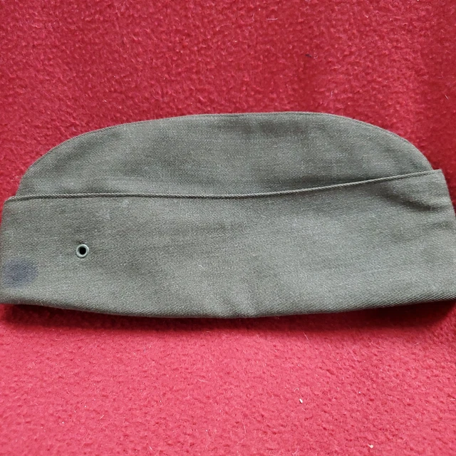 Vintage 6 3/4 Men's Poly/Wool 2212 Gabardine Garrison Cap (18a67)