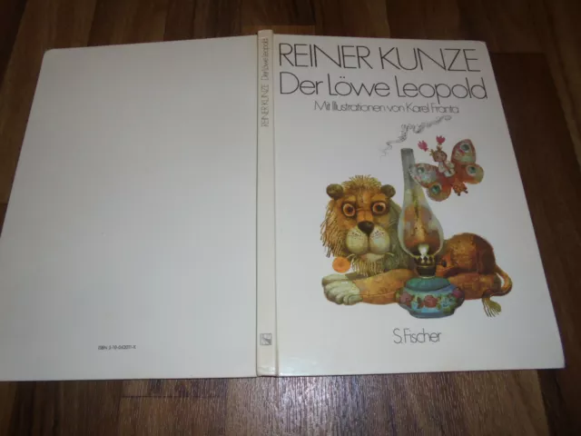 Reiner Kunze + Illus. Karel Franta -- der LÖWE LEOPOLD // fast Märchen / 1987