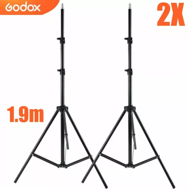 2x Godox SN-302 190cm Lichtstativ Ständer Lampe Stativ Für Studio Blitz Softbox