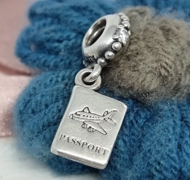Genuine Pandora Silver Passport Dangle Charm   S925 ALE 💕