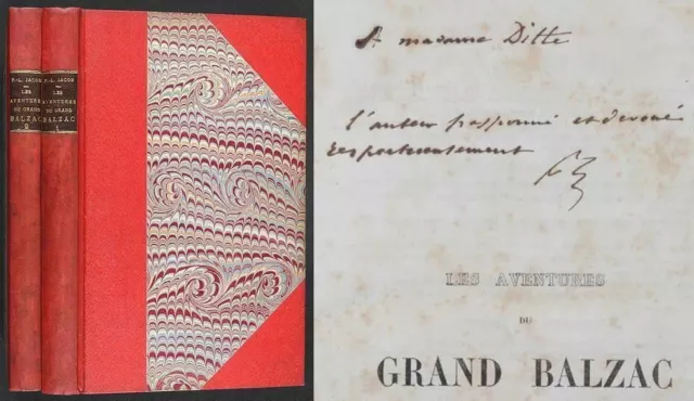 Les Aventures du Grand Balzac Histoire Comique du temps de Louis XIII. PL Jacob