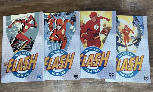 Dc Comics The Flash: The Silver Age Vol 1 2 3 4 lot of Trade Paperbacks