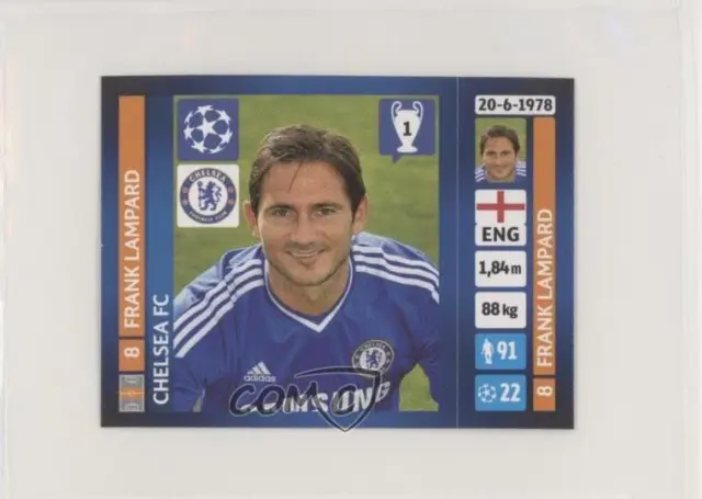 2013-14 Panini UEFA Champions League Album Stickers Frank Lampard #335